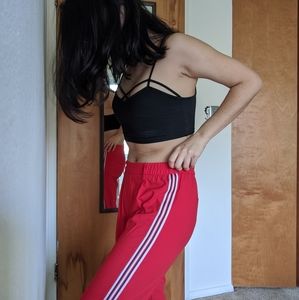Sold! Bershka red joggers